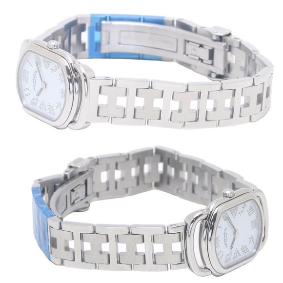 HERMES Rally RA1.210.130 3777 Stainless Steel Ladies 130232 Watch - Picture 4 of 11